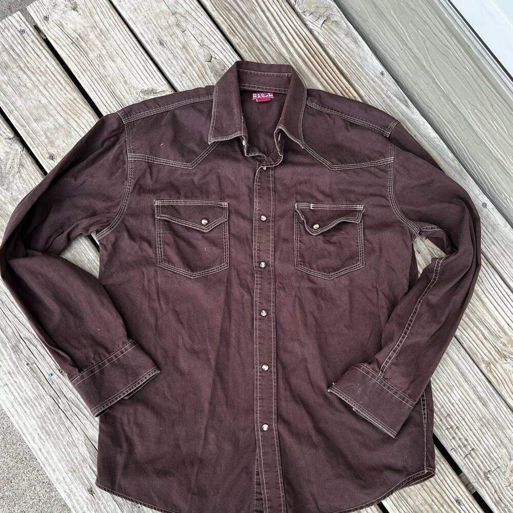 Red Ranch men’s XL cotton, long sleeve shirt